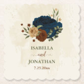 Hochzeit der Terrakotta marina Untersetzer (Vorderseite)