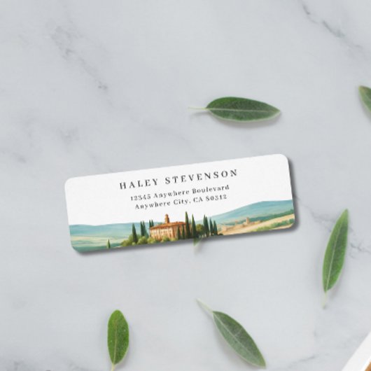 Hochzeit der Toskana Aquarellbilder Skyline