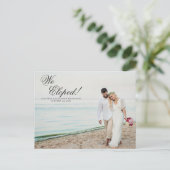 Hochzeit der tropischen Ananas Ankündigungspostkarte (Stehend Vorderseite)