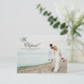 Hochzeit der tropischen Ananas Ankündigungspostkarte (Stehend Vorderseite)