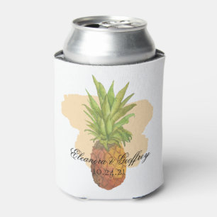Hochzeit der tropischen Ananas Dosenkühler