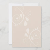 Hochzeit der verzauberten Herbstwälder Save The Date (Rückseite)
