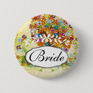 Hochzeit der verzauberten Waldseite Button