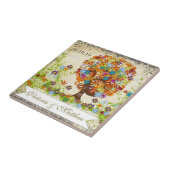 Hochzeit der verzauberten Waldseite Fliese (Seite)