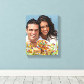 Hochzeit der verzauberten Waldseite Leinwanddruck (Insitu (Holzboden))