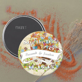 Hochzeit der verzauberten Waldseite Magnet