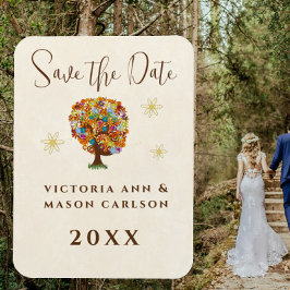 Hochzeit der verzauberten Waldseite Magnet