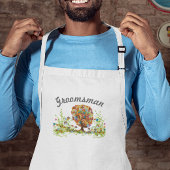 Hochzeit der verzauberten Waldseite Schürze