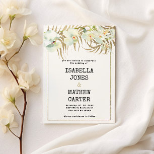 Hochzeit der Vintagen Schreibmaschine Schriftart Einladung