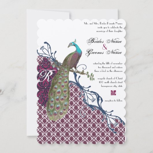 Hochzeit der Vintagen Vogelschutzflotte Einladung (Vorderseite)