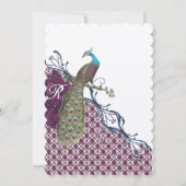 Hochzeit der Vintagen Vogelschutzflotte Einladung (Rückseite)