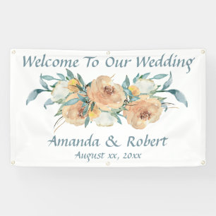 Hochzeit der Wasserfarben Banner