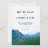 Hochzeit der Wasserfarben Einladung (Vorderseite)