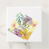 Hochzeit der Wasserfarben Geschenkanhänger (Beispiel)