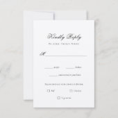 Hochzeit der Wasserfarben RSVP Karte (Vorderseite)