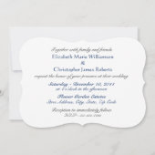 Hochzeit der Wasserlilie Einladung (Rückseite)