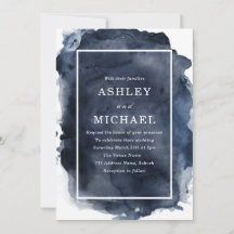 Hochzeit der weißen Grenze zwischen Navy und Wasse