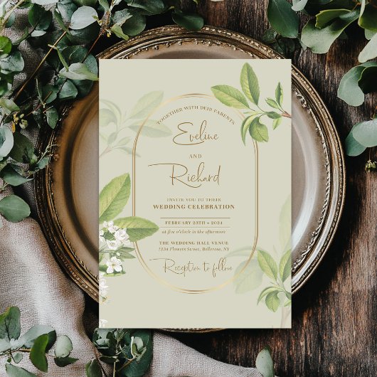 Hochzeit der weißen Kirschblüte Einladung