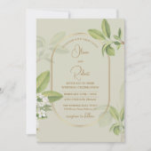 Hochzeit der weißen Kirschblüte Einladung (Vorderseite)