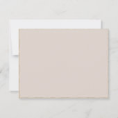 Hochzeit der Wildblume Blush and Sage RSVP Karte (Rückseite)