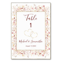 Hochzeit der Wildblume Burgund und Blush