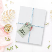 Hochzeit der Wildblume Geschenkanhänger