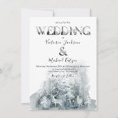 Hochzeit der Winterwaldgebiete Einladung (Vorderseite)