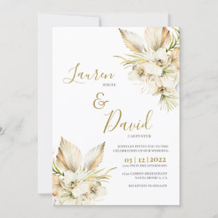 Hochzeit der Wüste Boho Einladung