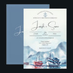 Hochzeit des Ankerbootes des Gletscherbootes Einladung<br><div class="desc">Die zarte Aquarellgestaltung lässt eine faszinierende Szene eines majestätischen Berggletschers im Hintergrund zum Leben erwecken. Ein anmutiges Segelboot Set segelt auf dem ruhigen Wasser, geleitet von einem Anker, der Kraft und Stabilität symbolisiert. Die Aquarelltechnik verleiht eine ätherische Touch, die ein Gefühl von Romantik und Abenteuer weckt. Diese Einladung lädt Ihre...</div>