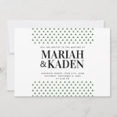 Hochzeit des Baumdreiecks | Einladung (Vorderseite)