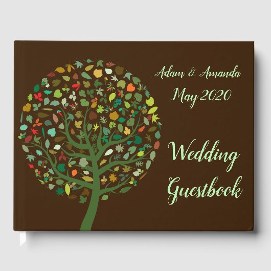 Hochzeit des Baumes des Lebens Gästebuch (Vorderseite)