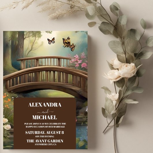 Hochzeit des Bergsees Einladung