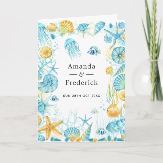 Hochzeit des blauen und gelben Meeres Programm (Vorderseite)