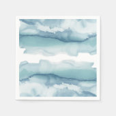 Hochzeit des blauen Wassers Serviette (Vorderseite)