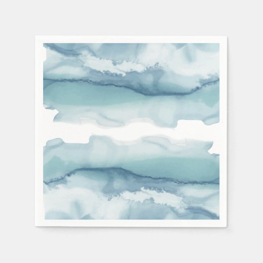 Hochzeit des blauen Wassers Serviette (Vorderseite)