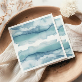 Hochzeit des blauen Wassers Serviette