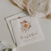Hochzeit des Boho Floral Coffee "The Perfect Blend Serviette