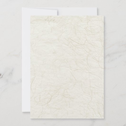 Hochzeit des Botanischen Blumengartens Einladung (Rückseite)