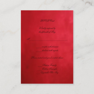 Hochzeit des doppelten Glücks Begleitkarte