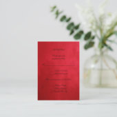 Hochzeit des doppelten Glücks Begleitkarte (Stehend Vorderseite)