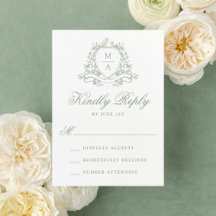 Hochzeit des eleganten grünen Wappen