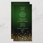 Hochzeit des Emerald Green Menu beliebt Save The Date (Vorne/Hinten)