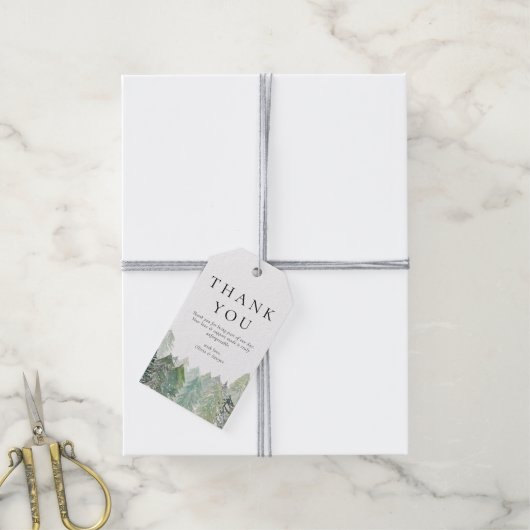 Hochzeit des Evergreen Forest Geschenkanhänger (Mit Garn)