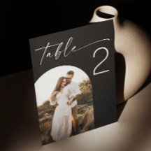 Hochzeit des Fotos mit schwarzem, minimalistischem