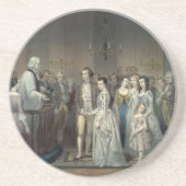 Hochzeit des George Washington Untersetzer (Vorne)