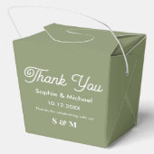 Hochzeit des Grünbräunens Geschenkschachtel (Rückseite)