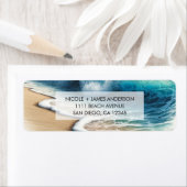 Hochzeit des Küstenstrands in der Ozeanwelle (Insitu)