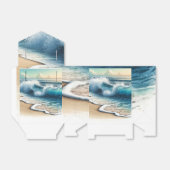 Hochzeit des Küstenstrands in der Ozeanwelle Geschenkschachtel (Ungefaltet)