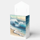 Hochzeit des Küstenstrands in der Ozeanwelle Geschenkschachtel (Geöffnet)