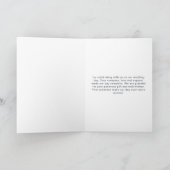 Hochzeit des Leuchtturms Dankeskarte (Innenseite)